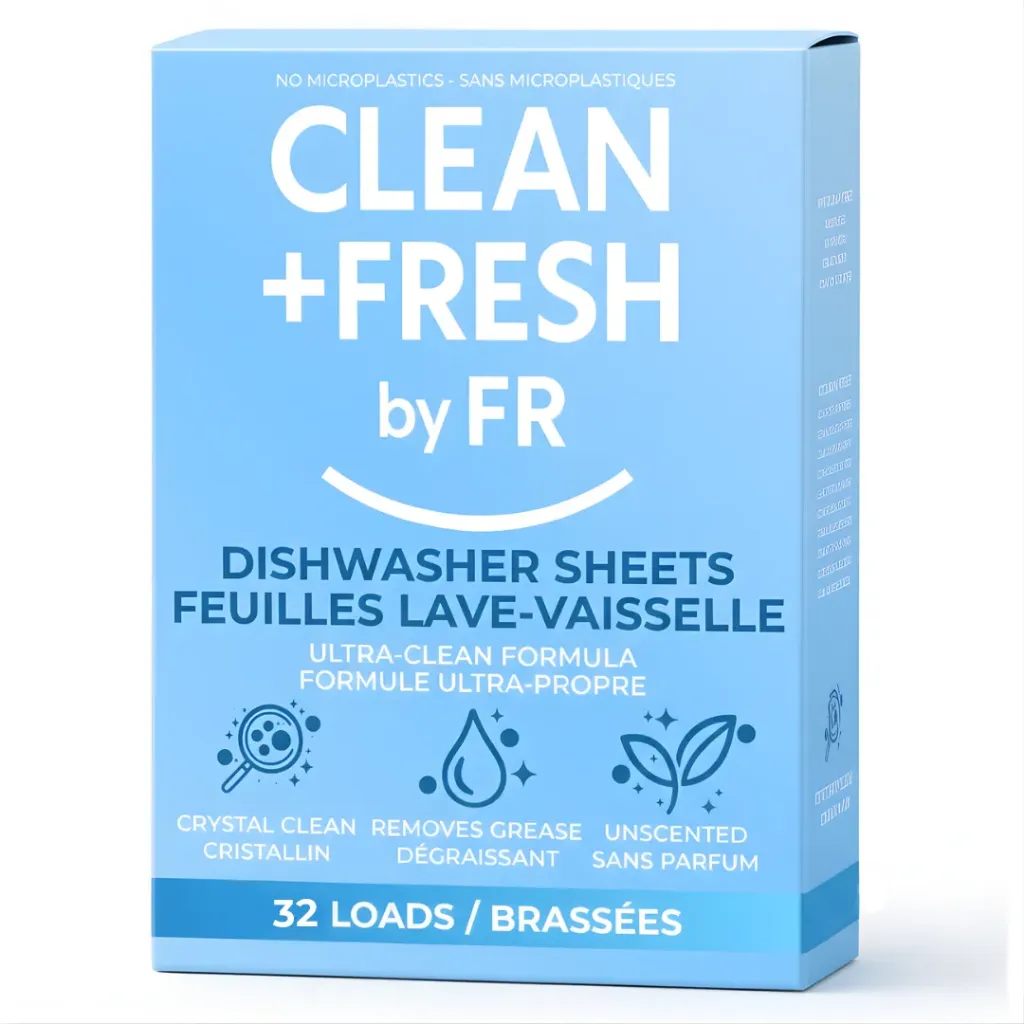 Dishwasher Detergent Sheets 32 Loads (Case of 10) 