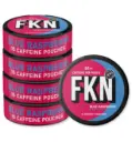 FKN Caffeine Pouches (Blue Raspberry) 80MG (Sleeve of 10)
